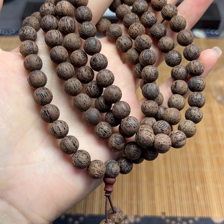 藤类缅甸小叶降真香绿油超一档08/108颗