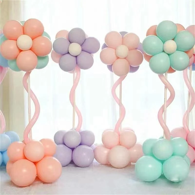 六一儿童节装饰气球花朵立柱小学幼儿园教室开学活动氛围场景布置