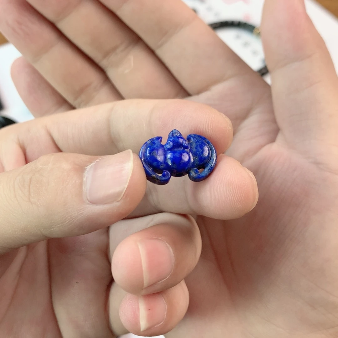 小***叔青金石未镶嵌颈饰