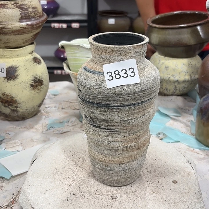 摆件高21，口6，无孔3833