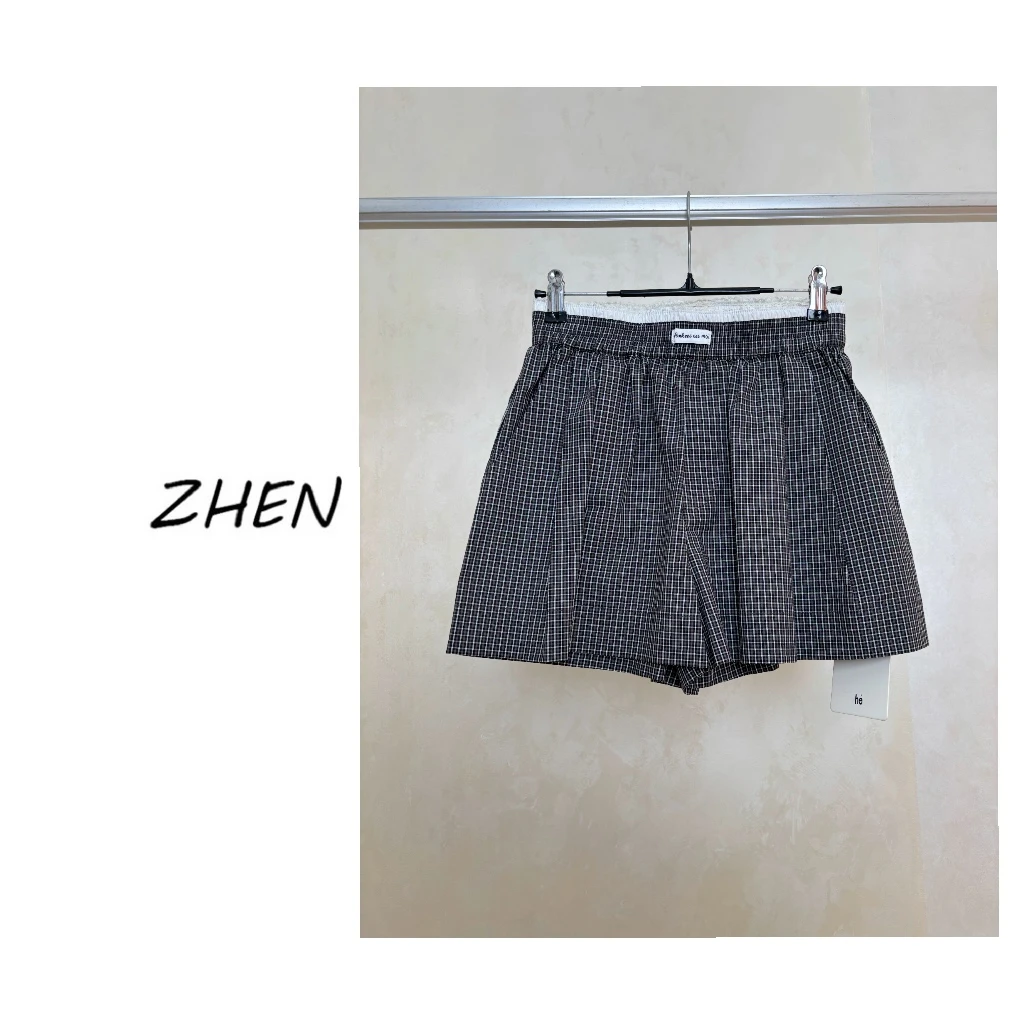 【ZHEN】25Y00192 2025新款短裤显瘦遮肉小众设计款