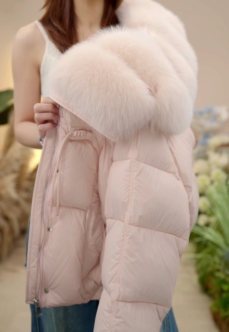 SS-| 可拆卸洋气时尚百搭保暖纯色冬季大毛领保暖