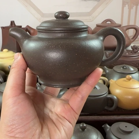 茶壶紫砂梨皮天青250cc