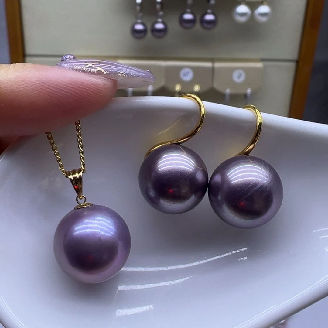 吊坠(赠链)18K金镶嵌淡水珍珠