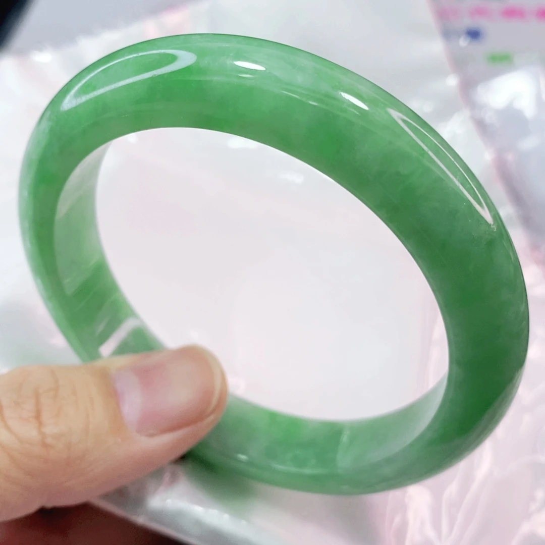 未镶嵌手镯翡翠57.6圈口