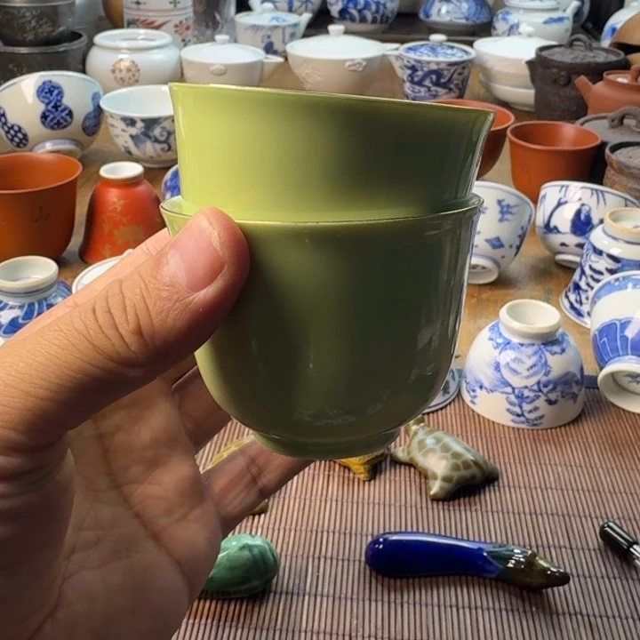 青花瓷器杯子茶具