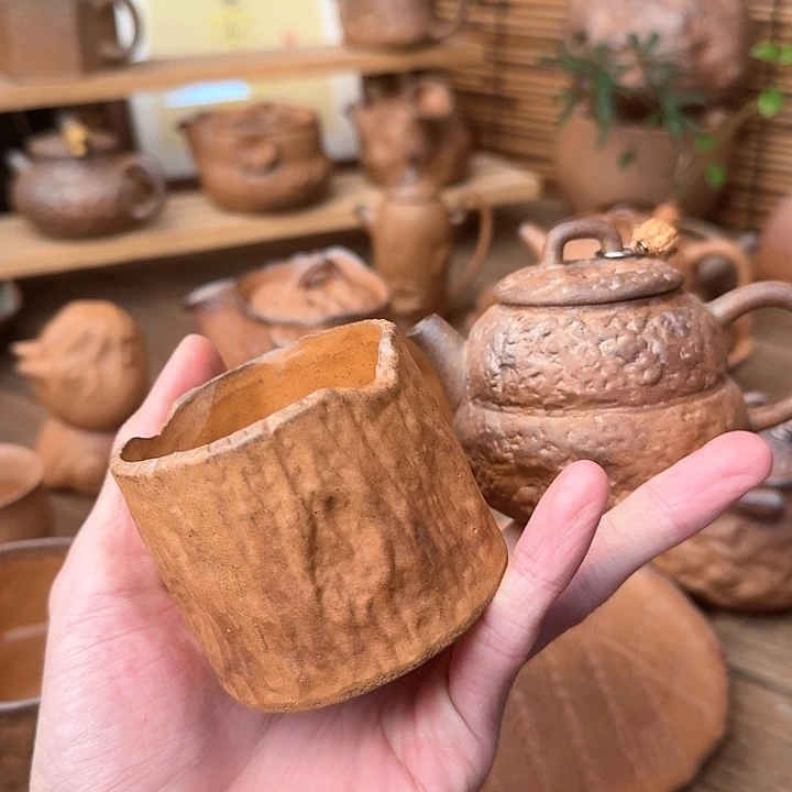 原矿老岩泥茶器系列