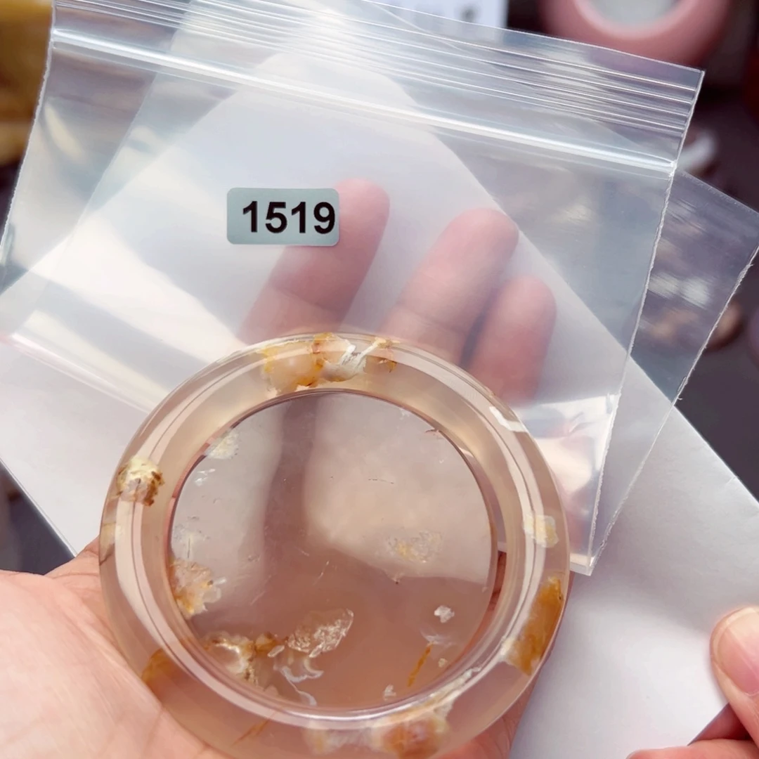 玛瑙/玉髓手镯未镶嵌白*