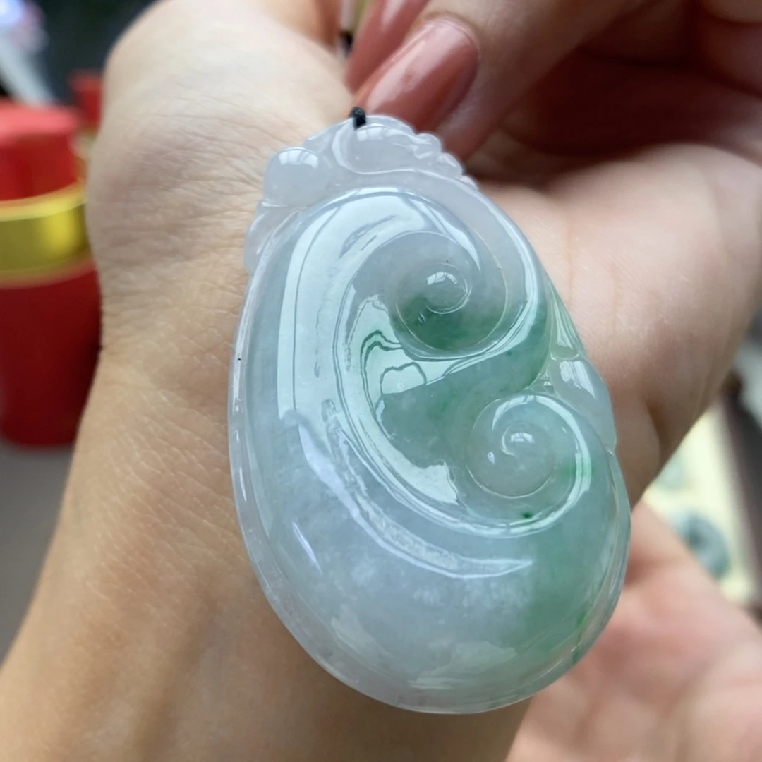 翡翠未镶嵌颈饰吊坠31