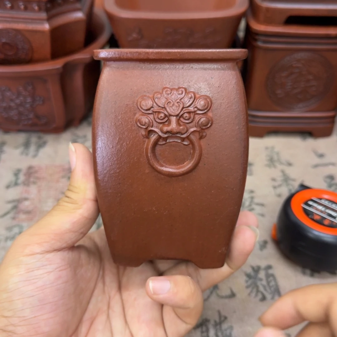 花盆紫砂6x10.5内经紫砂花盆