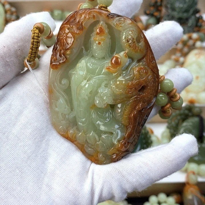 【闪购商品】透闪石质玉挂件未镶嵌佛****