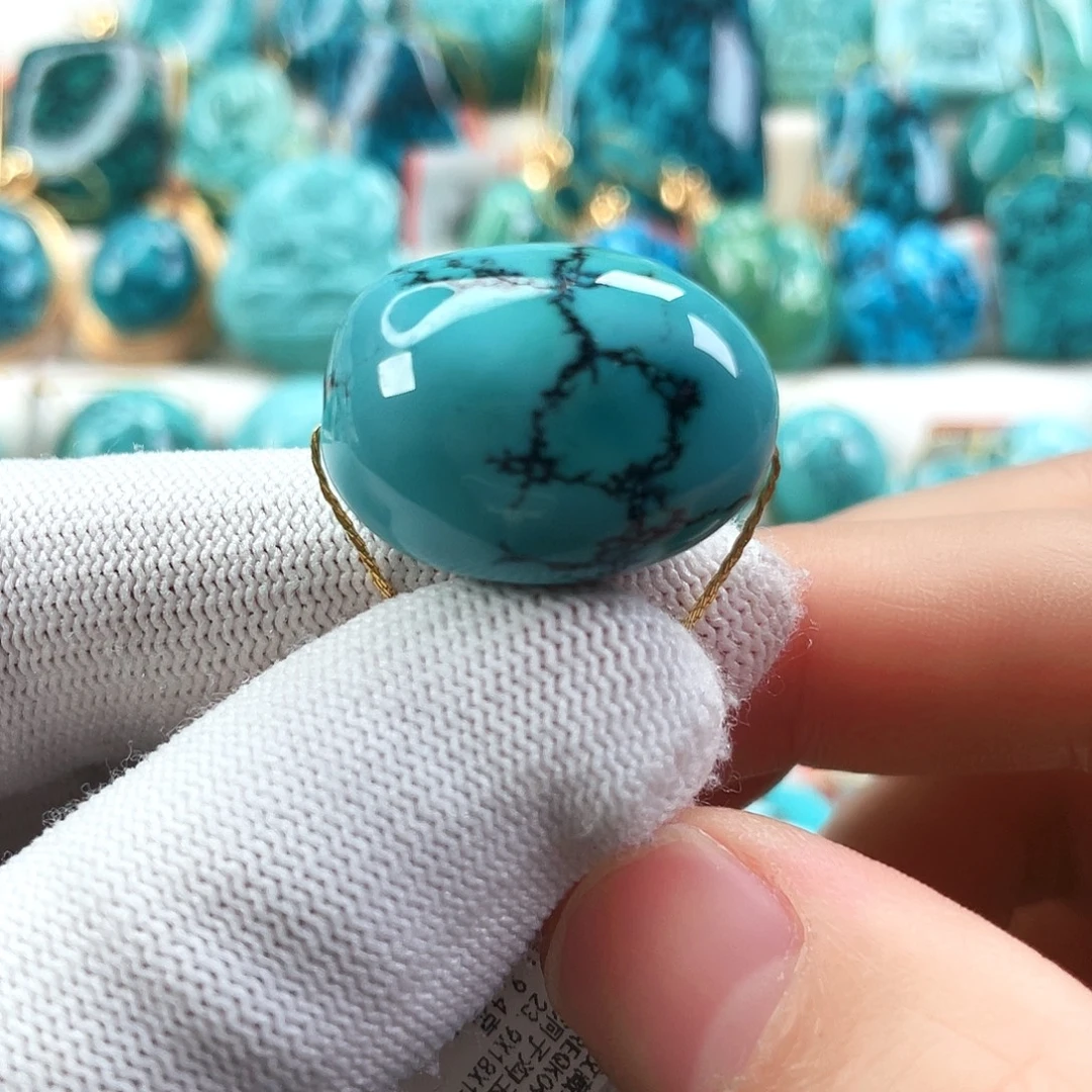 绿松石未镶嵌车挂