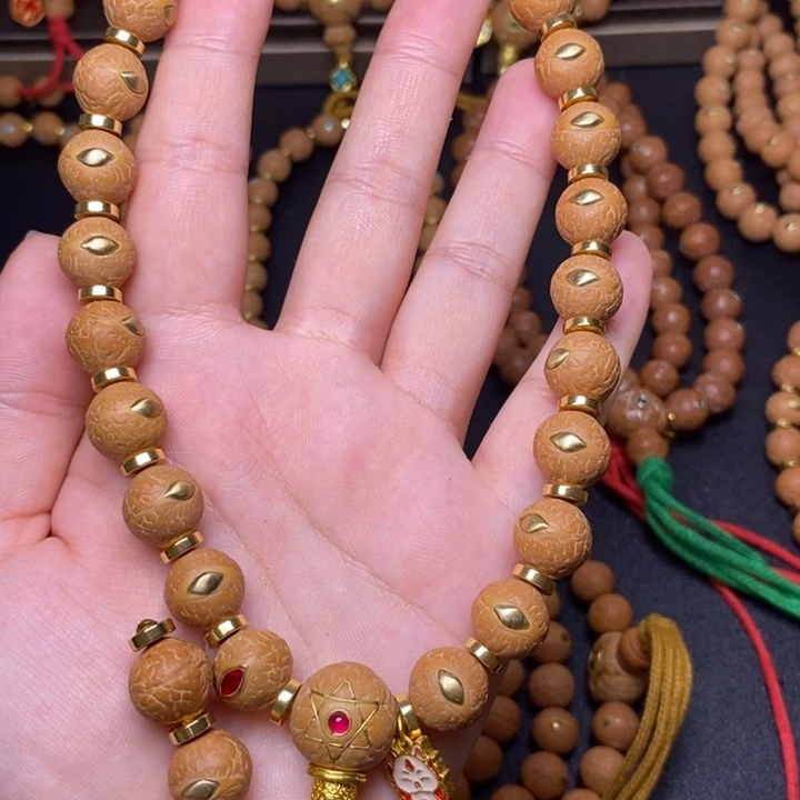 手串凤眼菩提手持12+铜眼