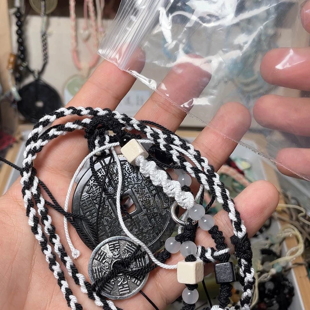 蛇纹石玉手链合金耶*萱