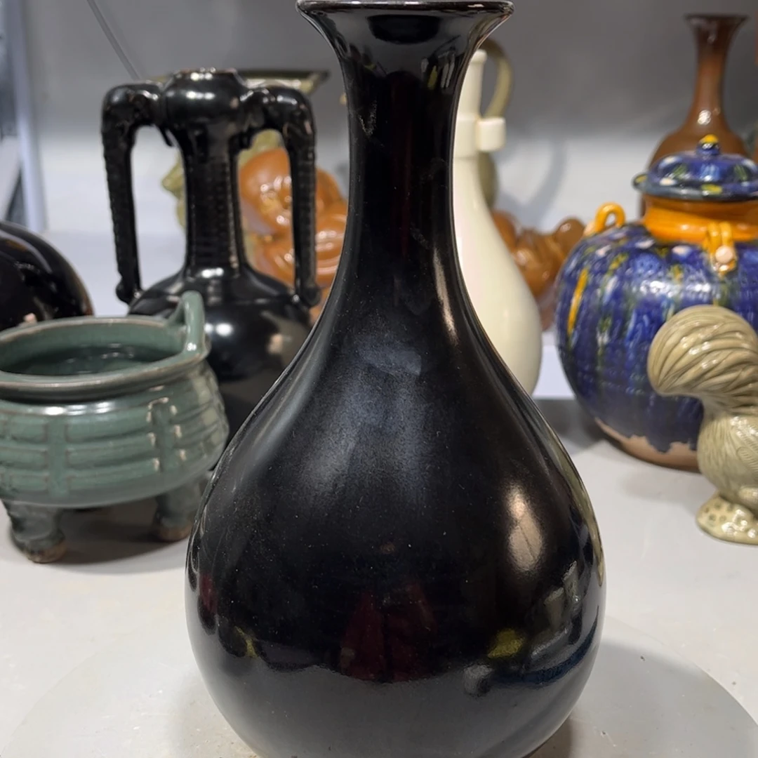 瓶德*斋汝窑瓶子品相完美