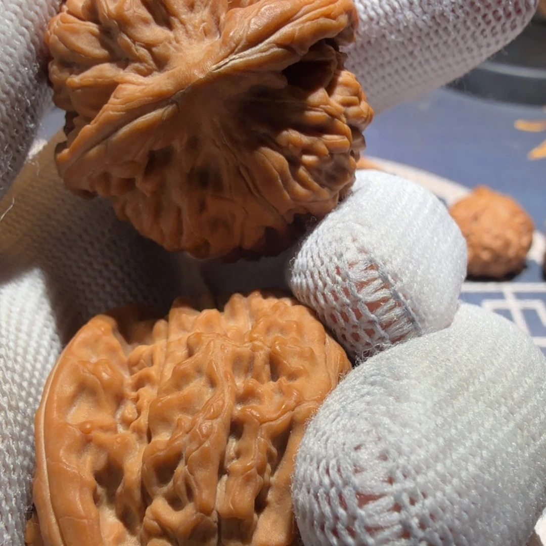 M***บ把件文玩核桃莲花