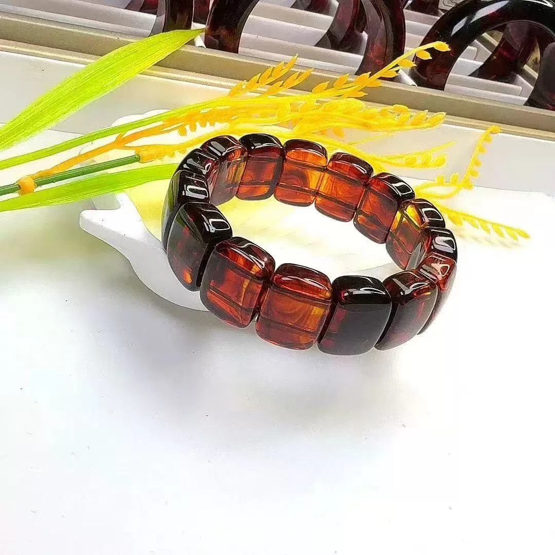 X5198      血珀直切手牌 下单后无质量问题不退不换