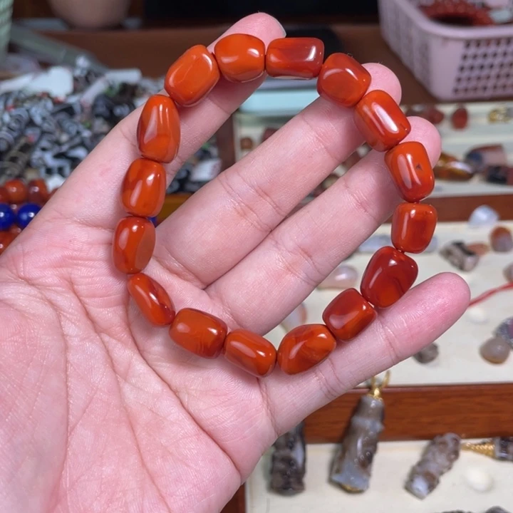 南红玛瑙未镶嵌颈饰34