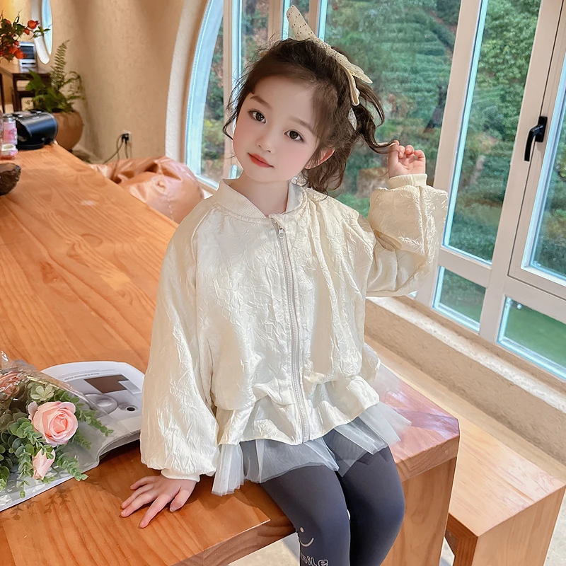 女童春季外套儿童春秋2025新款衣服女孩小香风上衣小童装洋气中式