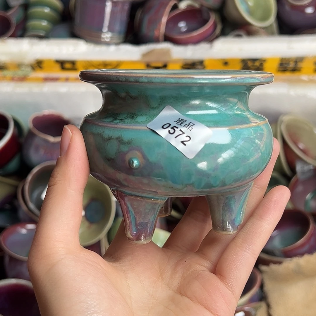 陶摆件窑口自销原矿钧瓷