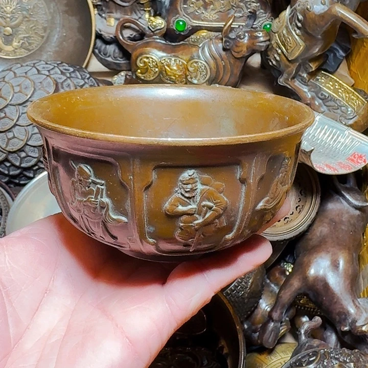 铜器摆件收收藏藏