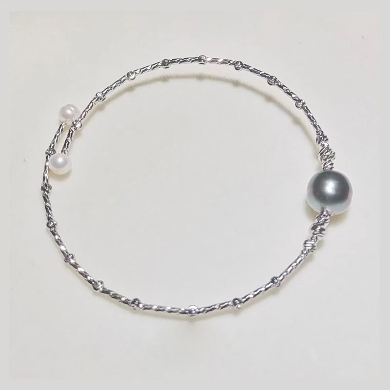 【乔森-甄香】海水大溪地珍珠手镯 10-12mm（多样性发一）