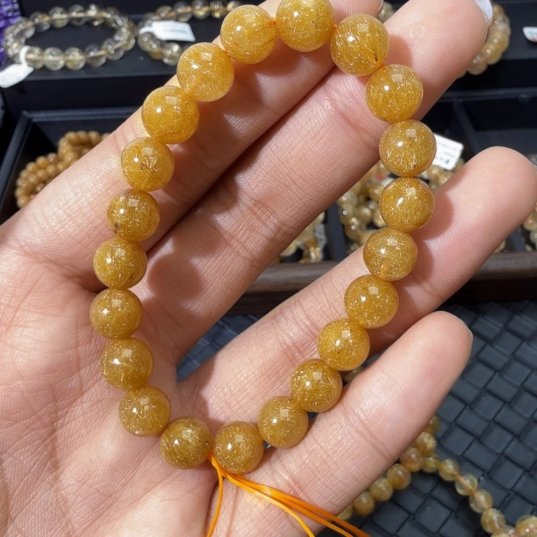 未镶嵌手链发晶天然金发晶