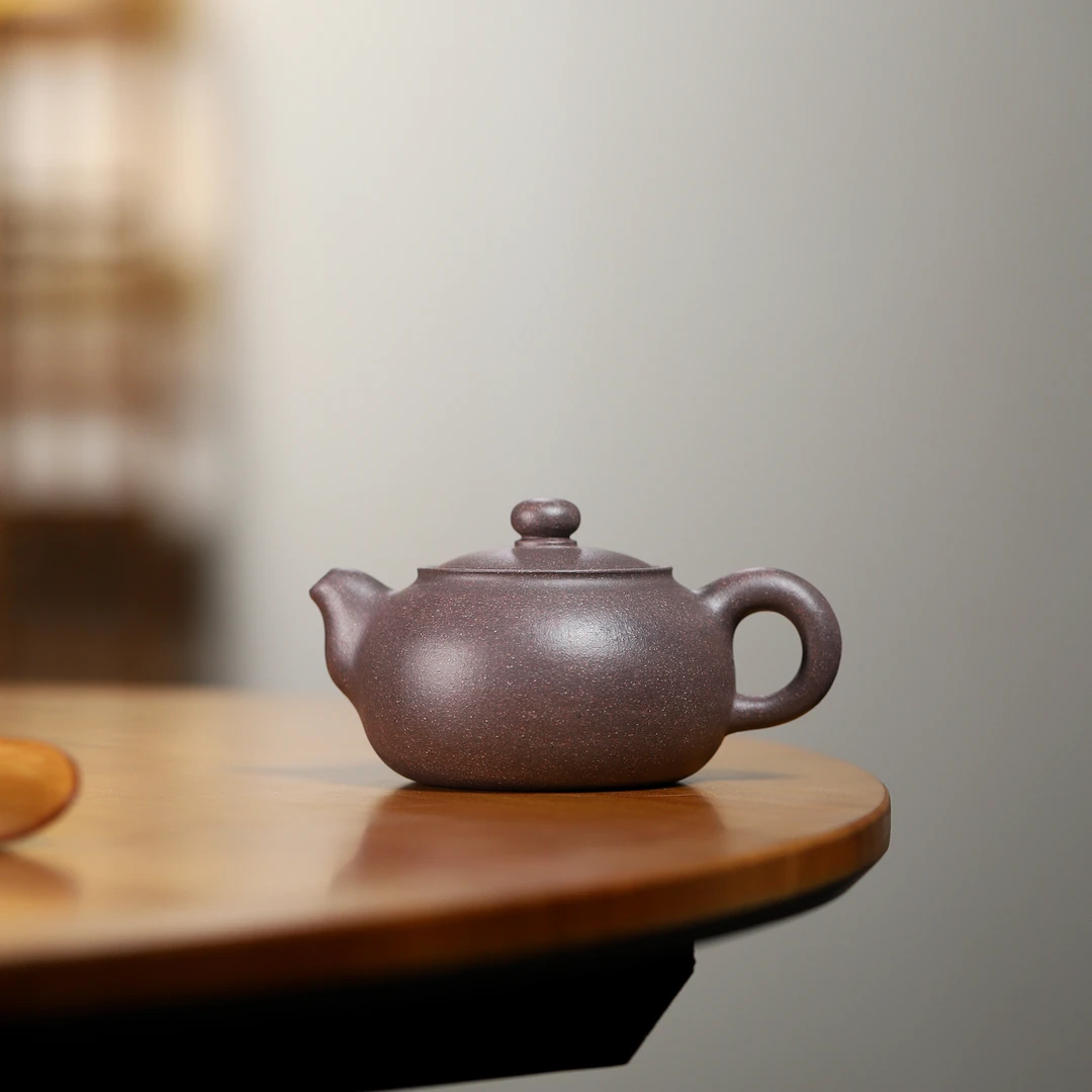 『至尊天青』240cc『乾坤一粒珠』紫砂壶