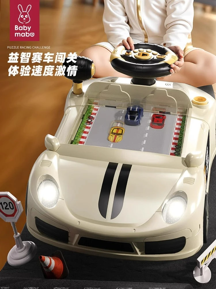 儿童赛车游戏机闯关大冒险小朋友模拟方向盘益智玩具男孩生日礼物