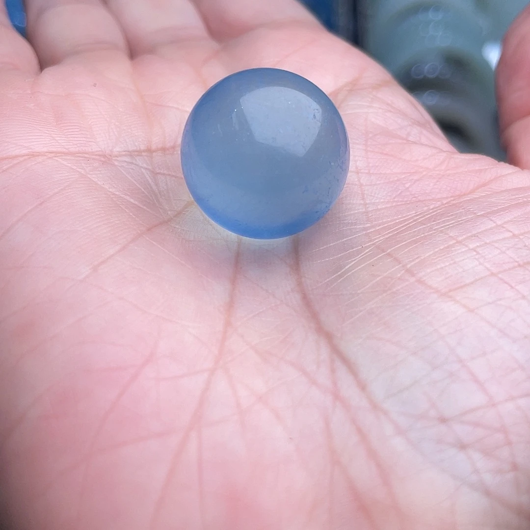 *****非金属海蓝圆珠定制款