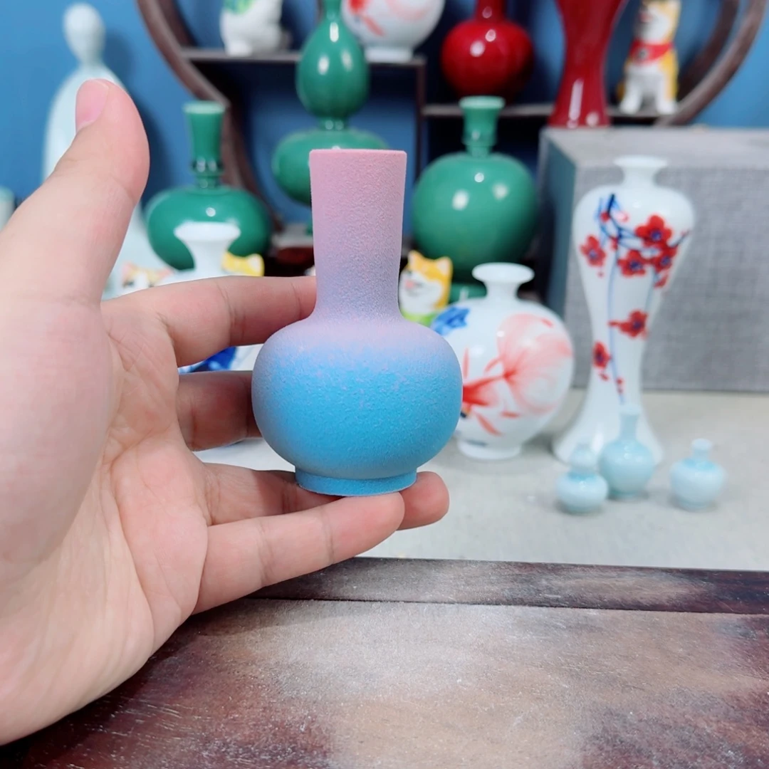 陶瓷手工小花器摆件
