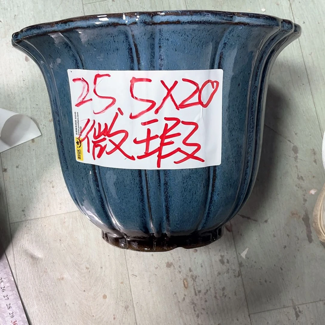 紫砂花盆佛**灯宜兴紫砂花盆