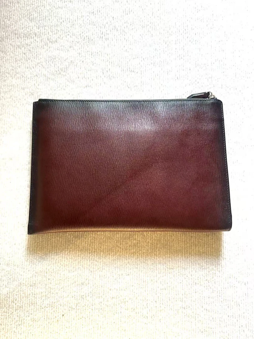 95新 FERRAGAMO/菲拉格慕 菲拉格慕红棕手拿包 2506260122