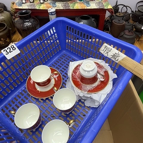 瓷片呀工艺品摆件瓷器摆件正能量