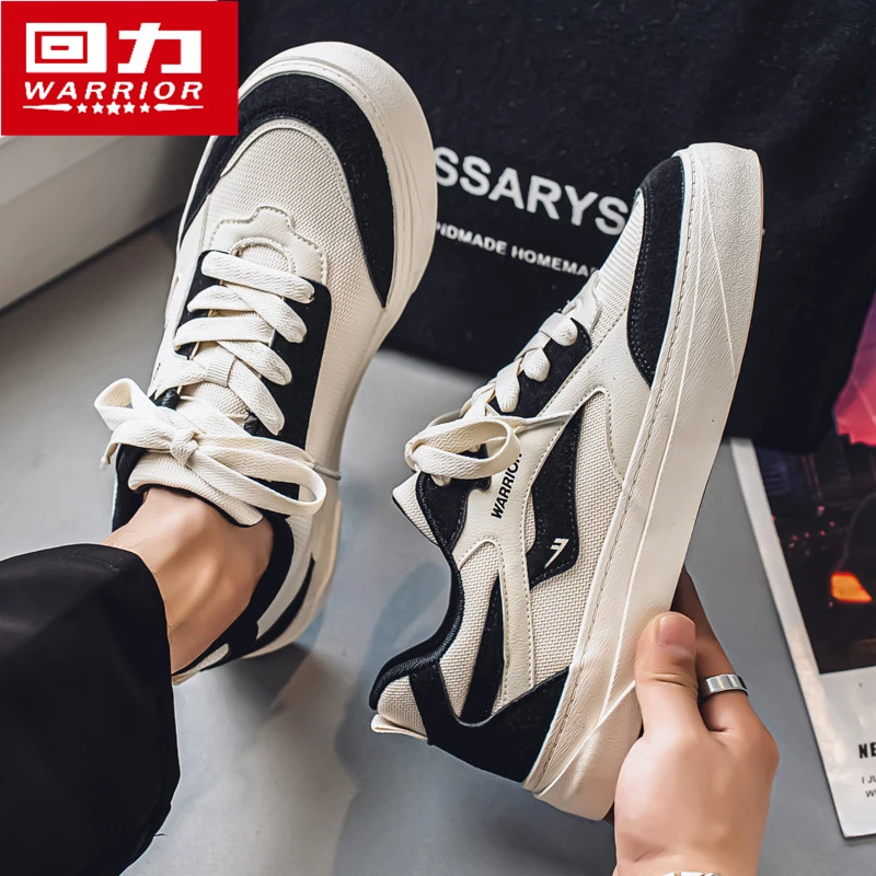 回力帆布板鞋男鞋夏季透气2025新款青年休闲鞋子男款百搭厚底布鞋