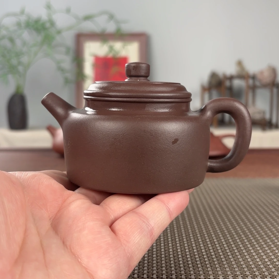 紫砂茶壶微瑕黄龙山原矿紫砂壶200