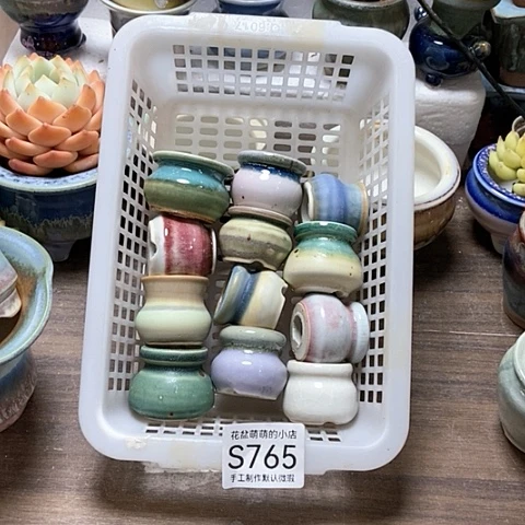 紫砂花盆765微瑕品口径2到3左右