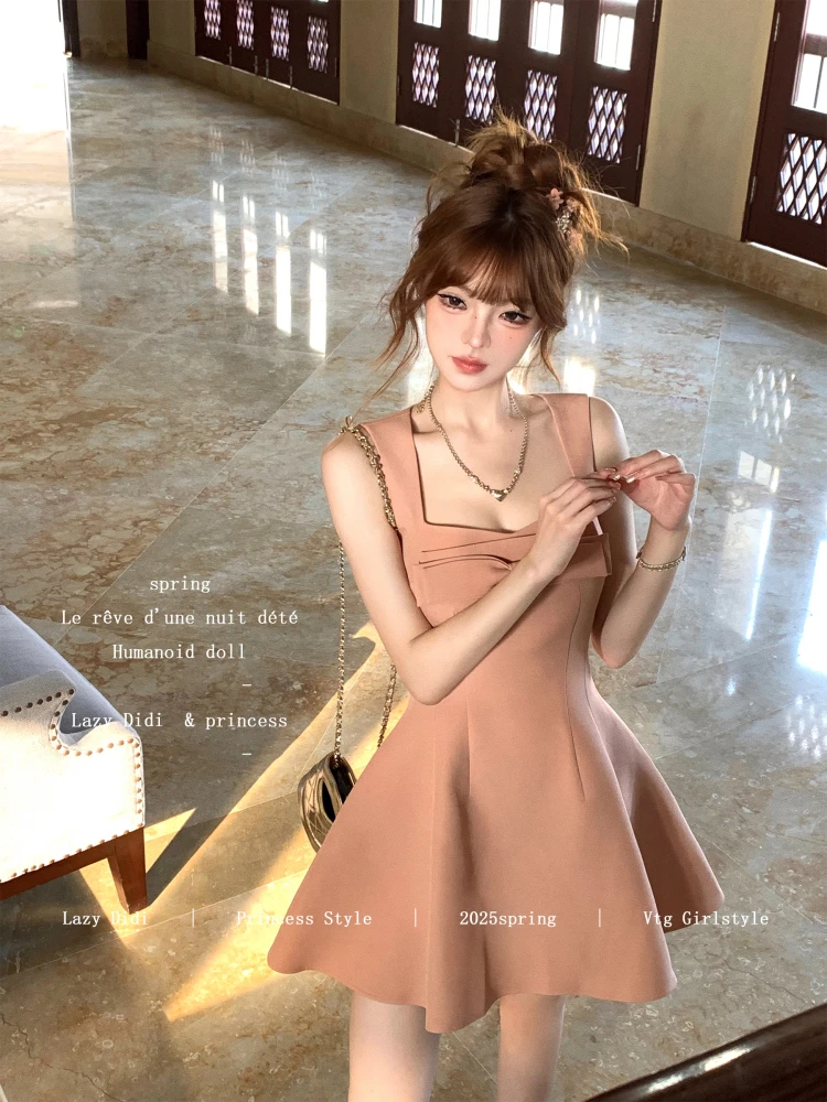 翩若天鹅 玫瑰人生2.0 A版大裙摆蝴蝶结千金公主连衣裙1475