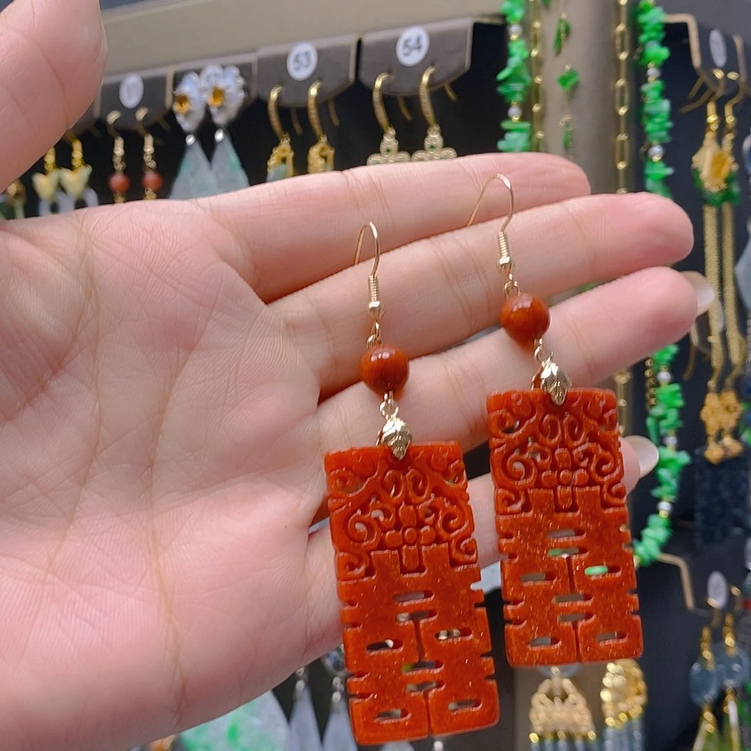 未镶嵌翡翠耳饰翡翠