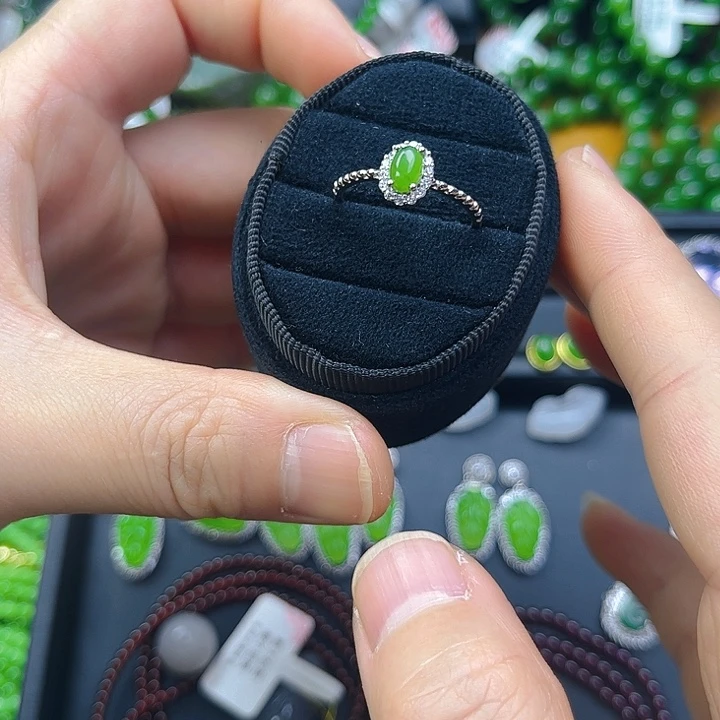 和田玉银S925镶嵌颈饰