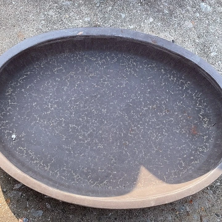 紫砂宜兴紫砂无孔椭圆