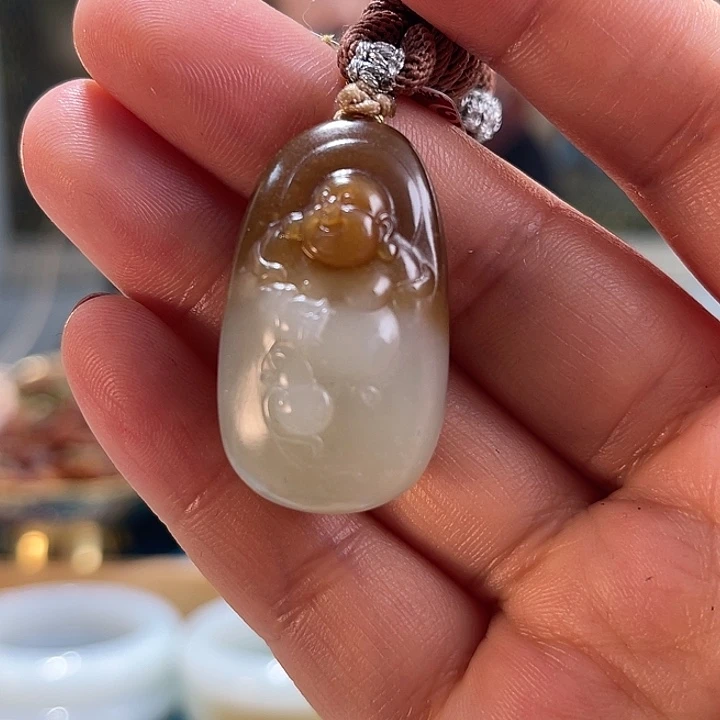 和田玉吊坠(不含链)未镶嵌