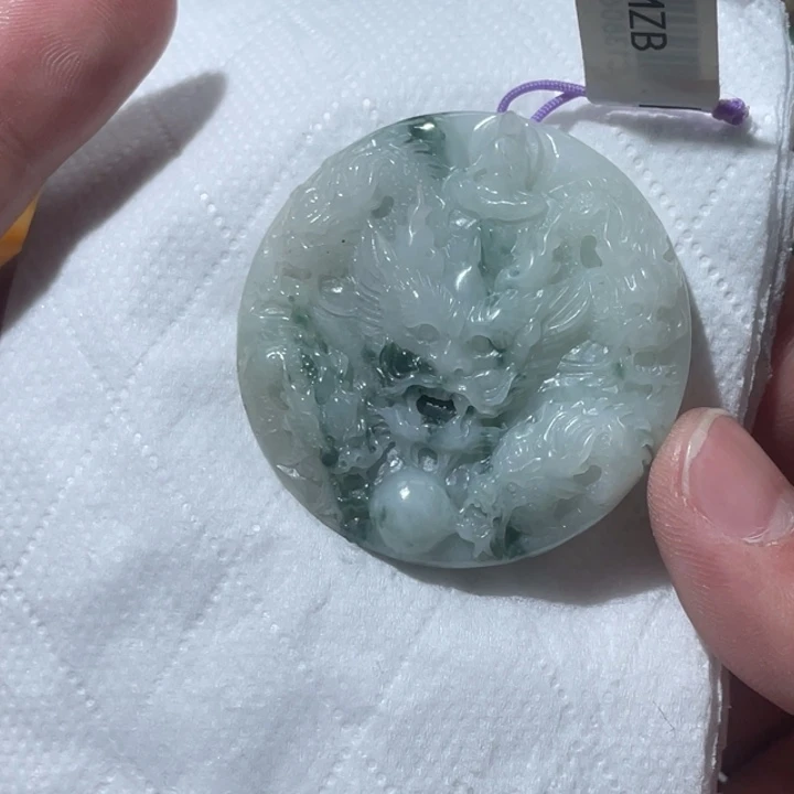 翡翠项链未镶嵌天然