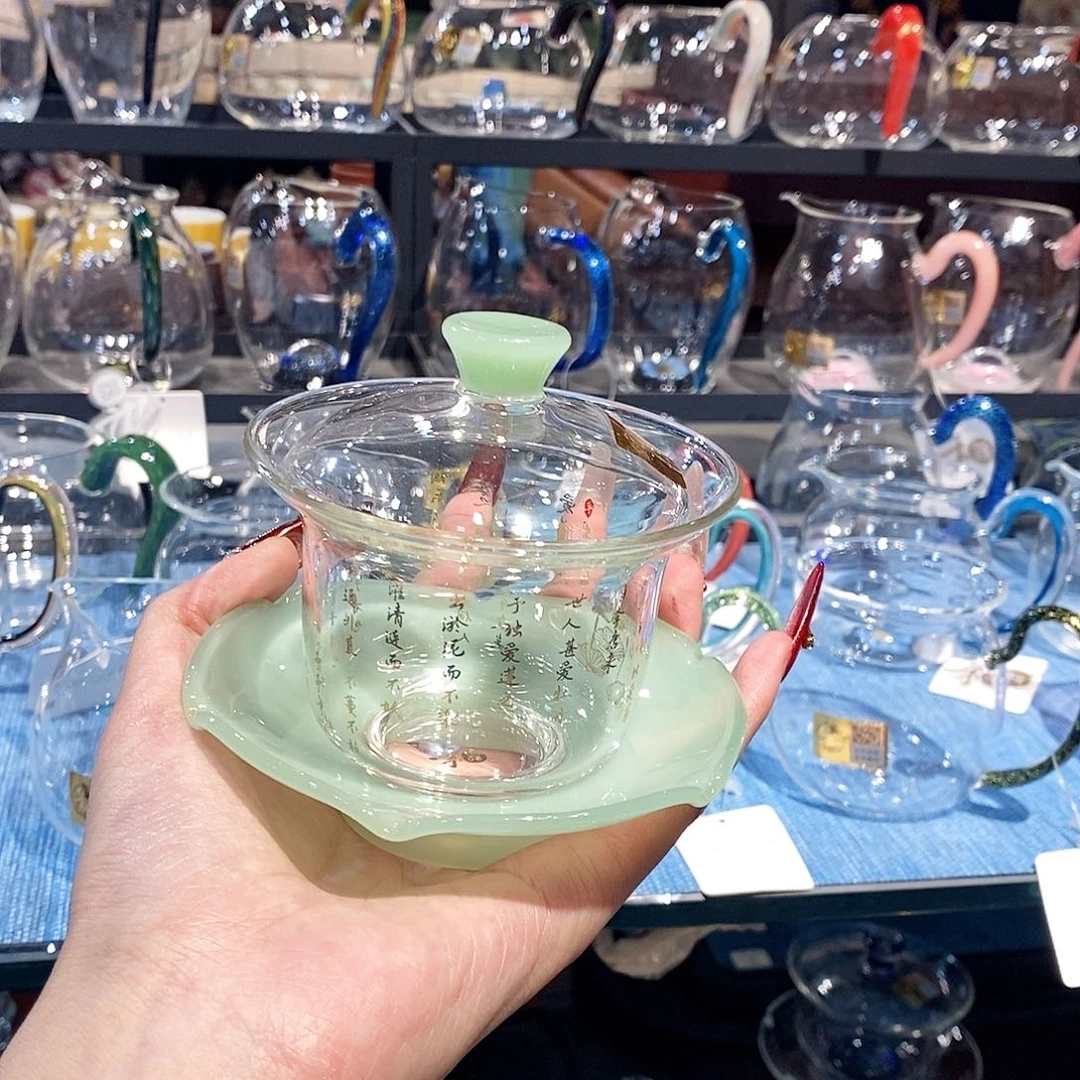 水晶玻璃吸管款，