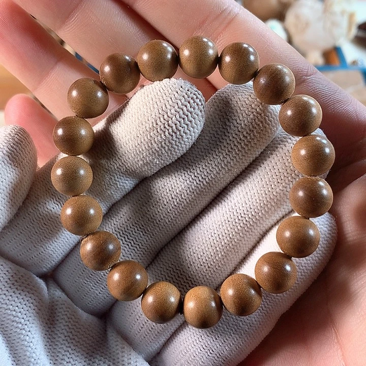 檀香木手串/手链横纹黑肉1.0奶香精品福利