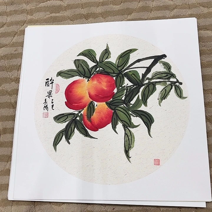 国画花鸟等图案和50.50