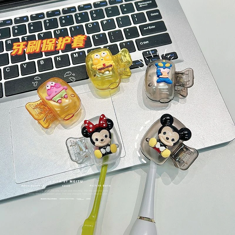家用牙刷收纳夹便携旅行牙刷防尘保护帽收纳盒便携牙刷头保护夹套