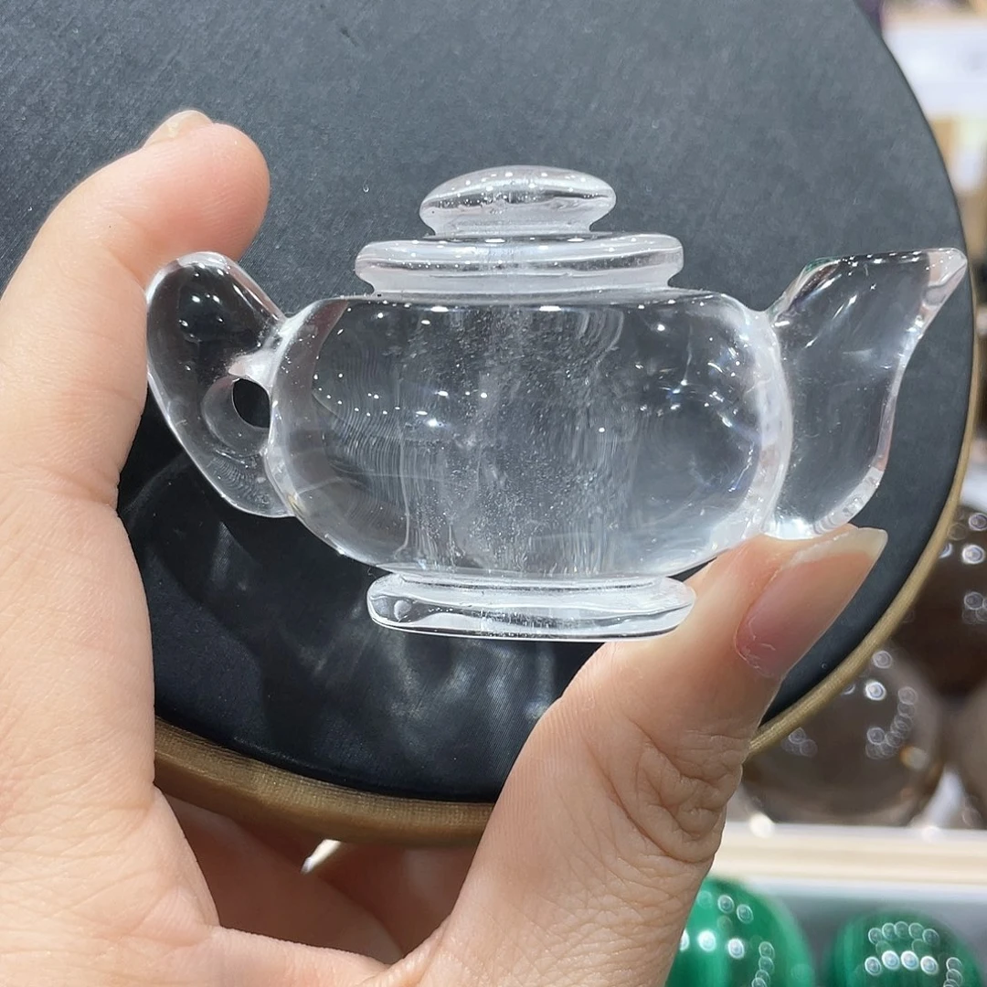 未镶嵌珠宝半成品水晶大把把壶