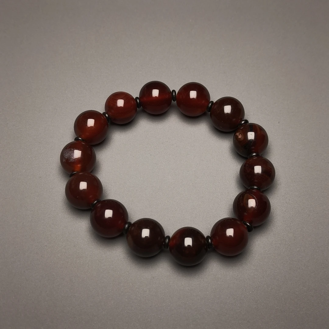民国玛瑙手串/DZ032187/古玩/收藏/德州文物