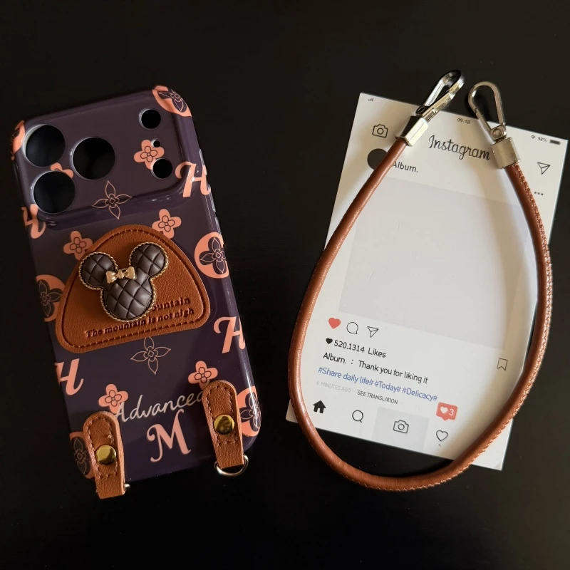 复古米奇菲林软壳适用苹果17promax手机壳16华为vivo小米15oppo